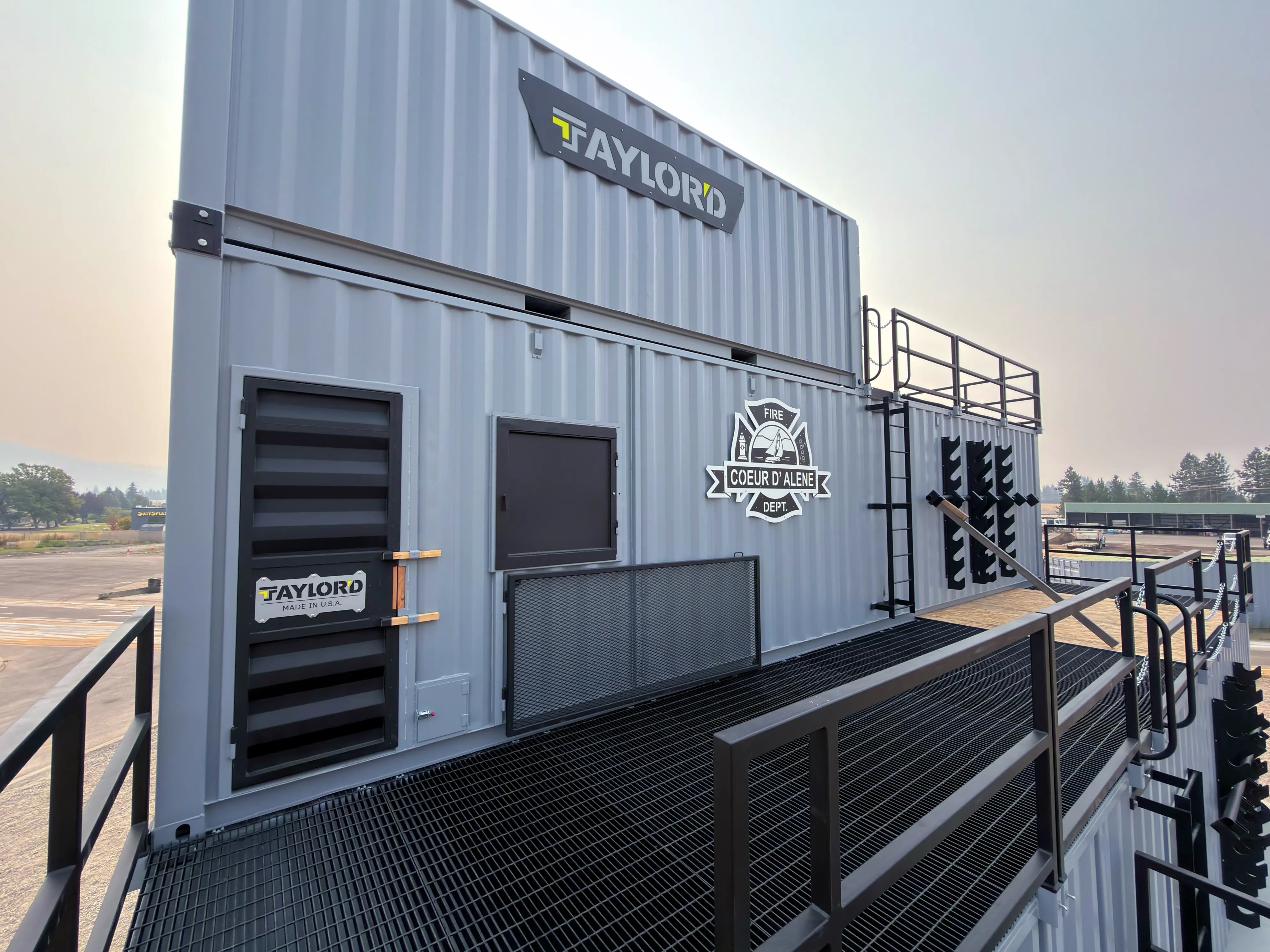 Coeur d'Alene Fire Department training facility, upper deck