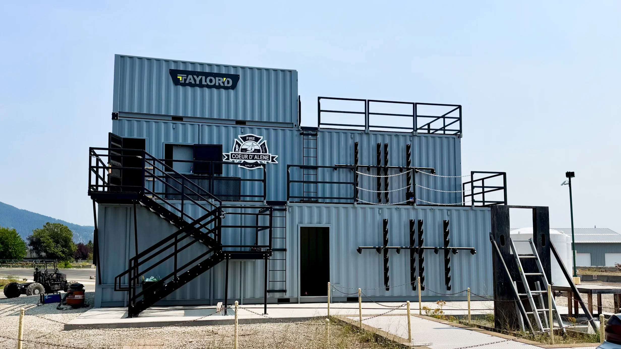 Custom fire training facility built for Coeur d'Alene Fire Department