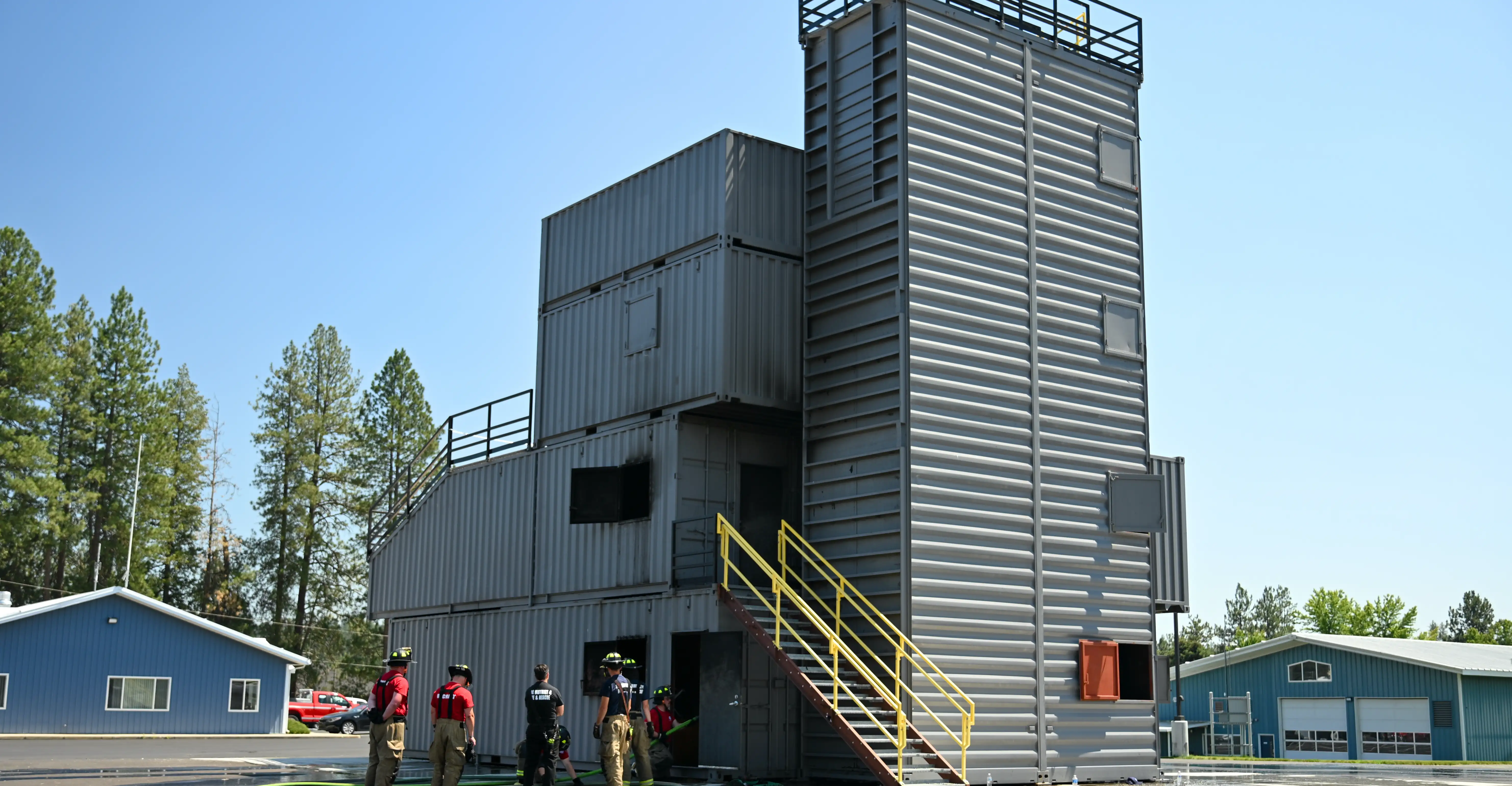 District 4 firefighter training facility by Taylor'd