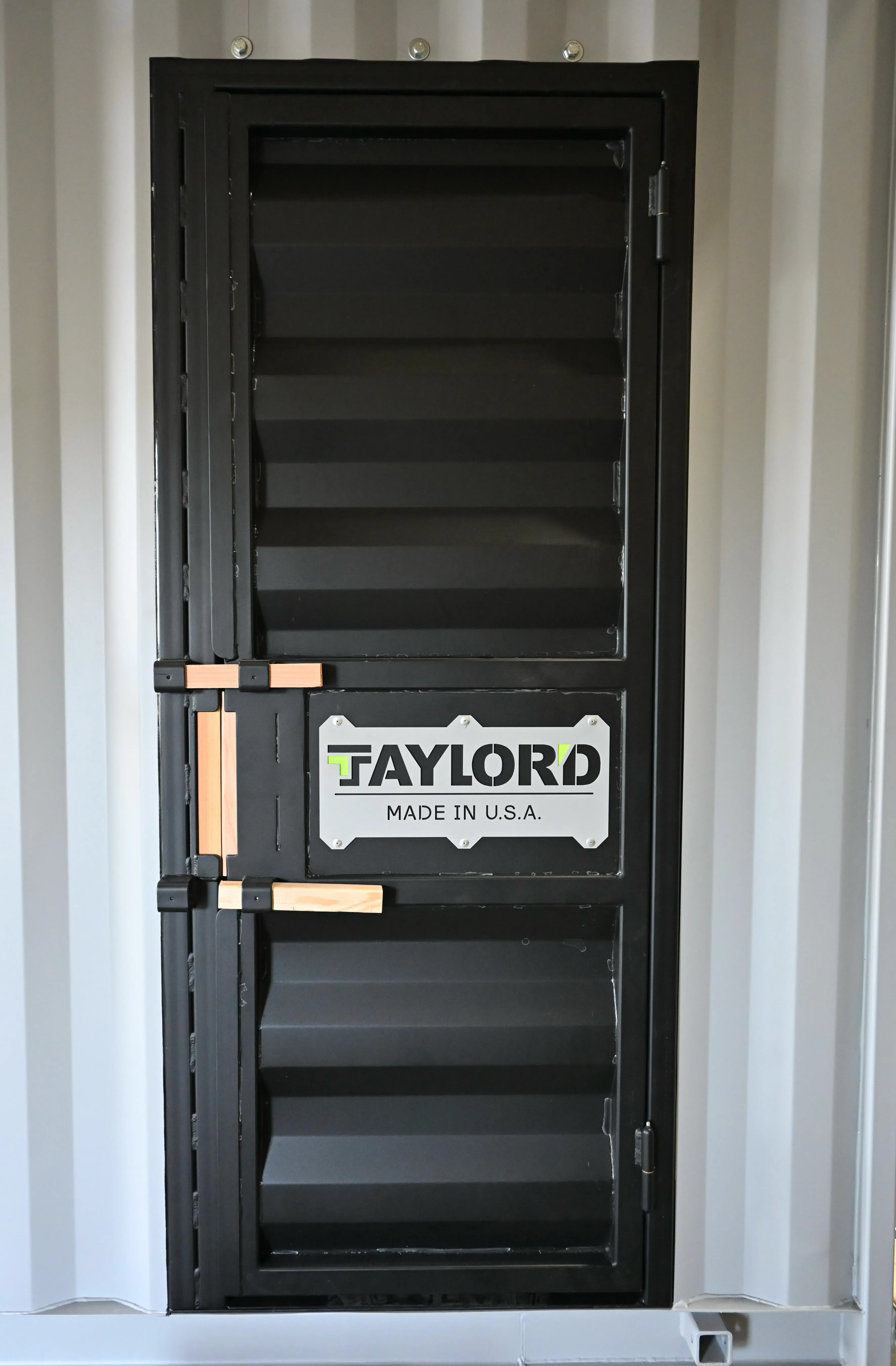 Taylor'd Forcible Entry Door with replaceable wood inserts for firefighter training