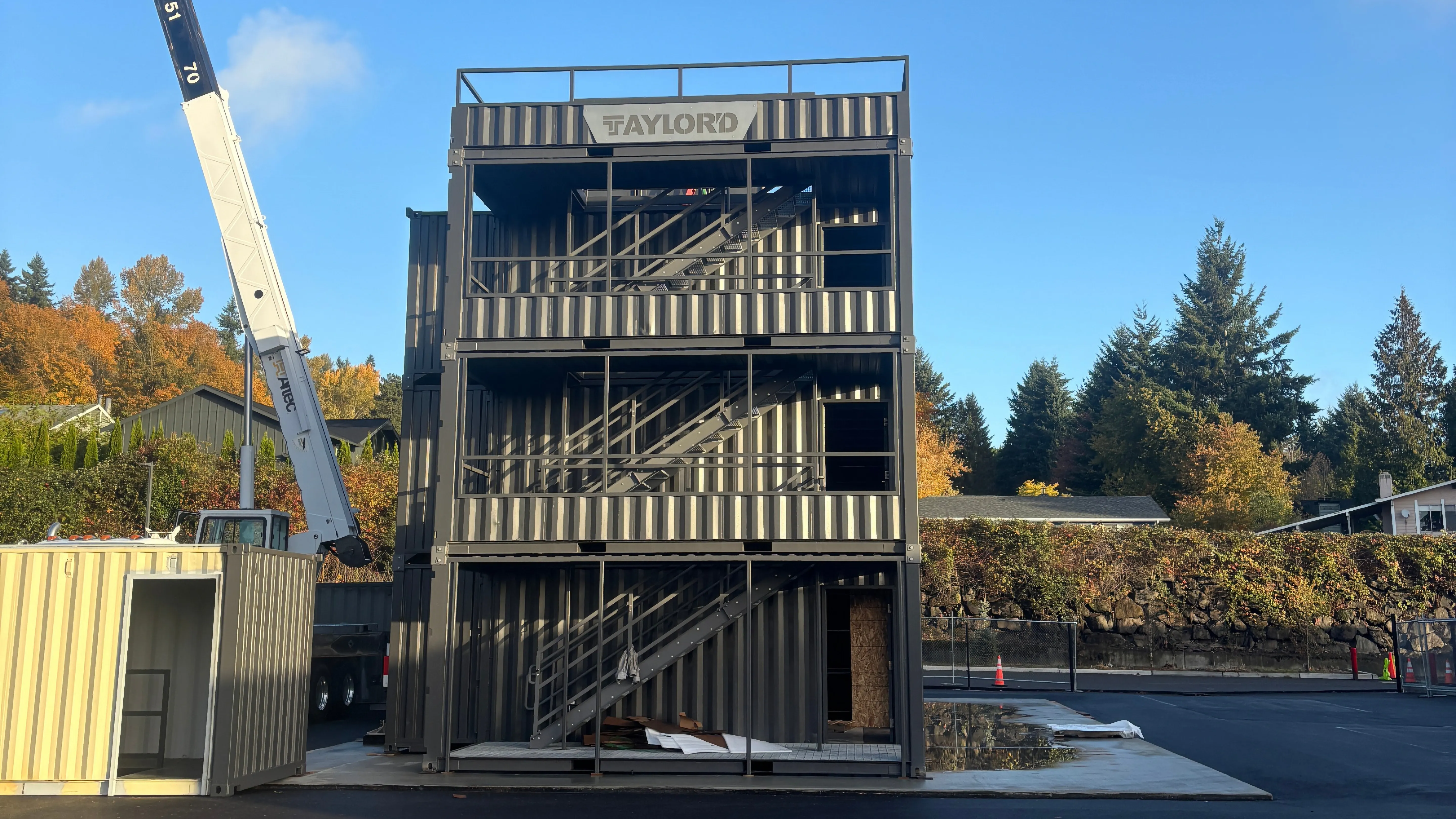 Custom fire training facility built for Kirkland Fire Department