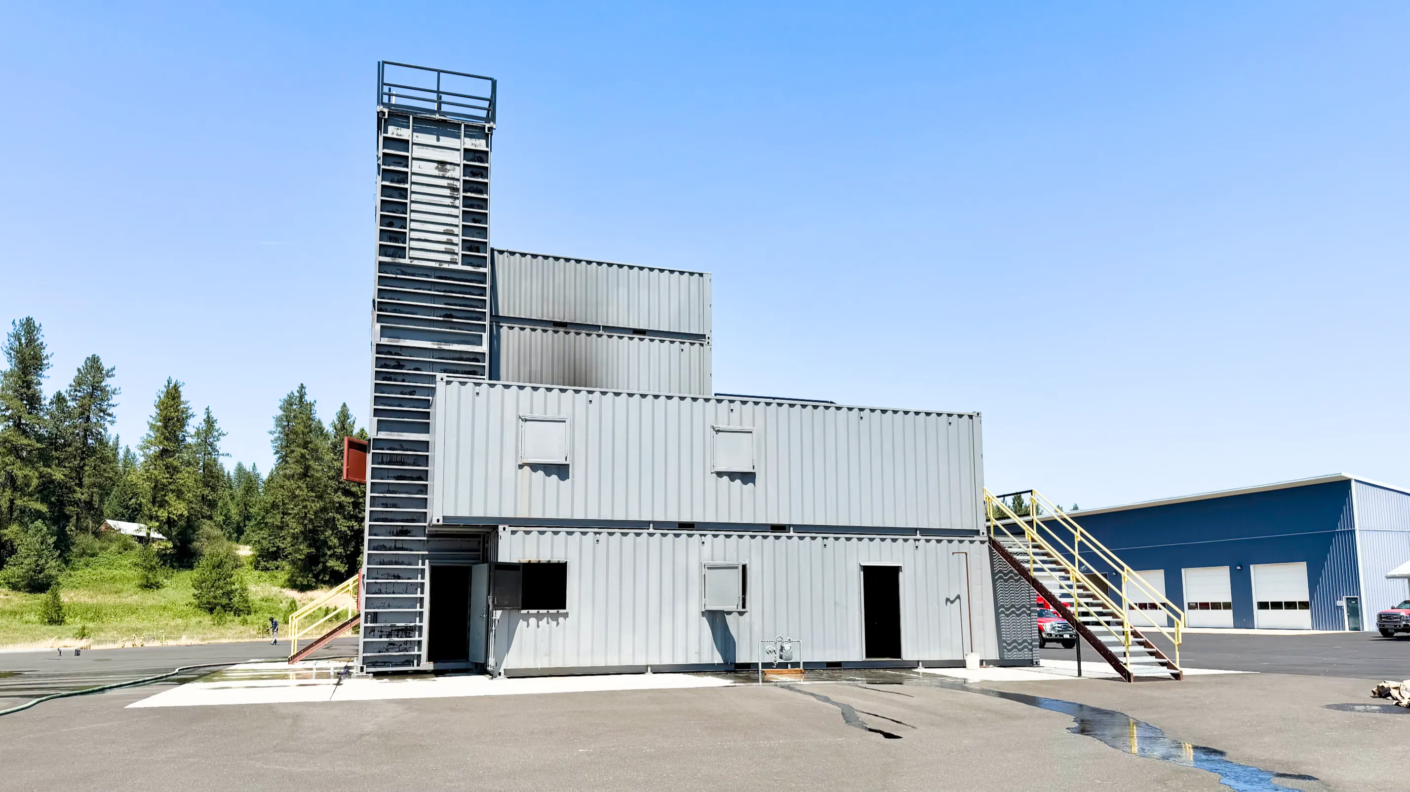 Spokane County Fire District 4 training facility, front view